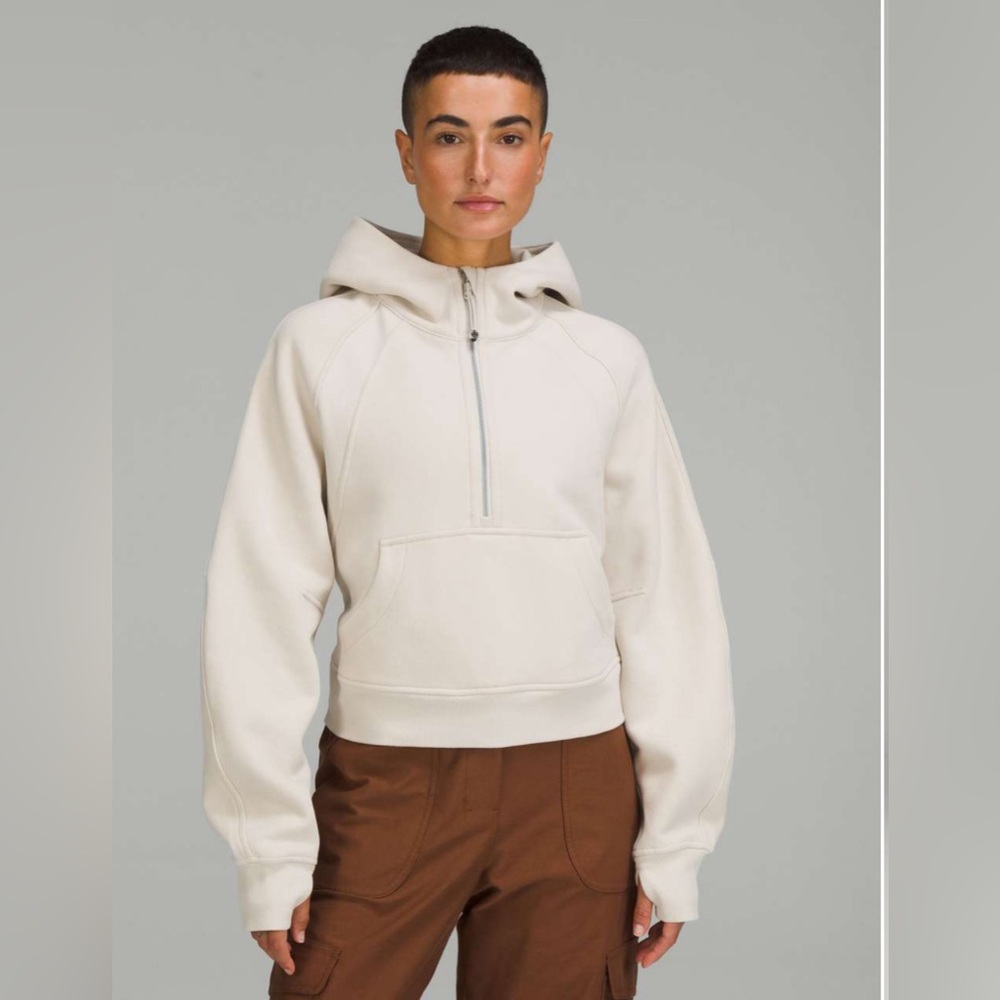 Lululemon | Scuba Oversized Half-Zip Hoodie | 
Natural Ivory